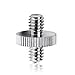 Kamisafe 1/4 Inch-20 Male to 1/4 Inch-20 Male Threaded Screw Adapter Tripod Screw Converter Compatible with Camera Cage/Shoulder Rig/Tripod/Monopod/Light Stand (4 Pack)