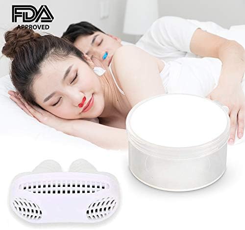 Bestidy Anti Snoring Devices - Snoring Solution - Snore Stopper Set - Snoring Solution Snore Nasal Dilators - Stopper to Ease Breathing and Snoring for Natural and Comfortable Sleep (White)