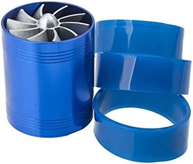 F1-Z Double Supercharger Turbine Turbo charger Air Intake Fuel Saver Fan