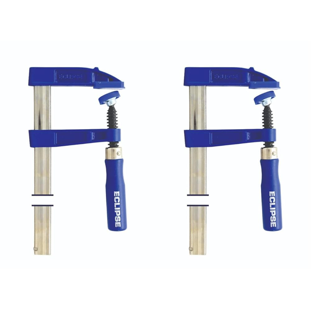Eclipse EC-SC80R8 Depth Screw Clamp, Blue and Silver, 8-Inch 200/80 mm (Pack of 2)