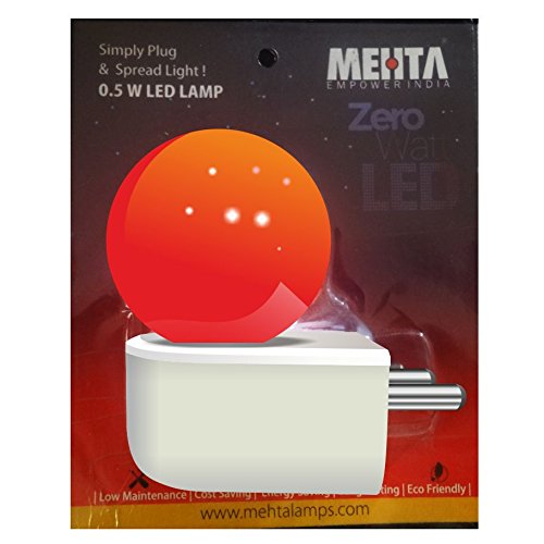 Mehta Empower LED Night Lamp(Blue, Green, Red, White, Yellow, Orange, Pink, Warm White)