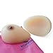 KONMED 1000g/pair Silicone Breast Form Breast Enhancer for Cross Dressers/Mastectomy/Cosplay,with Pink Protective Bag