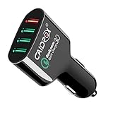 USB Car Charger Fast Chargers 4 Ports Multi Sockets 54W Quick Charger 3.0 for iPhone Samsung Galaxy