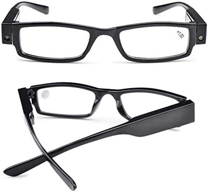magnifying reading glasses with led light