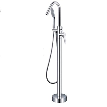 Freestanding Bathtub Faucet Tub Filler Faucets Brass Single Handle