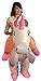 Halloween Inflatable Unicorn Adult Fancy Dress Costume Pink