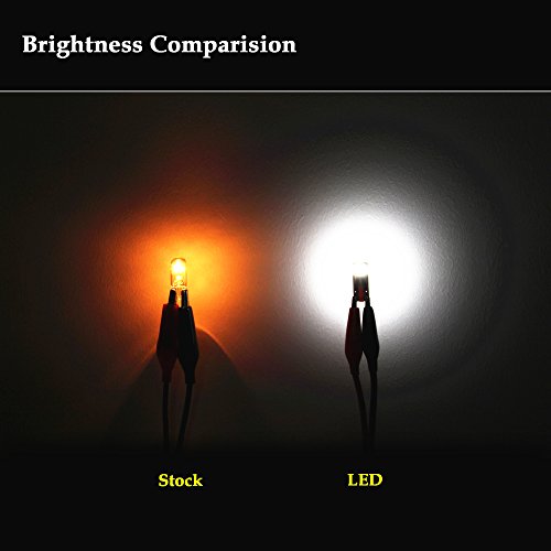 image for Alla Lighting 10pcs 2018 Newest Version Miniature T10 Wedge 2835-SMD H