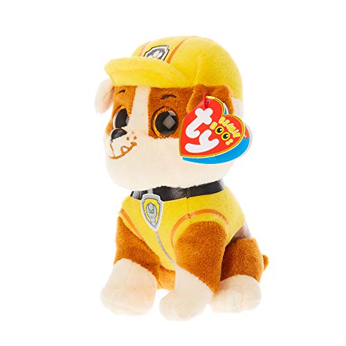 TY 41209 - Paw Patrol, Rubble mit glitzer Augen, 15 cm – Bild 6