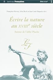 Écrire la nature au XVIIIe siècle