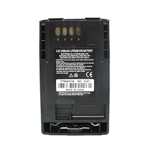 Battery for Motorola MTP850 CEP400 FTN6574 FTN6574A PMNN6074 AP-6574 2200mAh