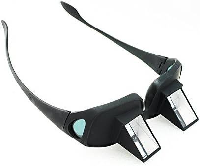 Lazy Man Glasses High Definition Glasses Prism Periscope Lie Down Eyeglasses for Reading and Watch TV in Bed Unisex