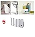 Royal 5 White Magazine File Holders Storage Boxes 12 1/4