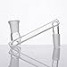 Glass Drop Down, Long Glass Adaptor with Frosted Joint (14mm Male to 14mm Female)