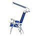 Deluxe 4 position Aluminum Beach Chair w/Canopy & Storage Pouchthumb 4