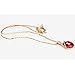 NEOGLORY Angle Rose Gold Teardrop Crystal Jewelry Set, Pendant Necklace, Earrings,18