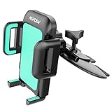 Mpow Car Phone Mount,CD Slot Car Phone Holder Universal Car Cradle Mount with Three-Side Grips and One-Touch Design for iPhone X/8/8Plus/7/7Plus/6s/6P/5S, Galaxy S6/S7/S8, Google, LG, Huawei