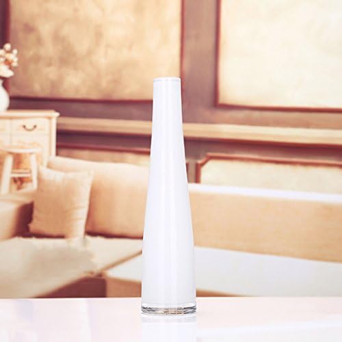 Vases GAODUZI Fashion Single Color Transparent Rose Glass Small Flower Hydroponic Flower Plug Living Room (Color : F)