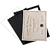 SONGMICS Document Frame for 8.5 x 11 Inches Certificate, Diploma Picture Frame, 8.5 x 11 Inches, Glass Front, Wooden, Black URPF08BK