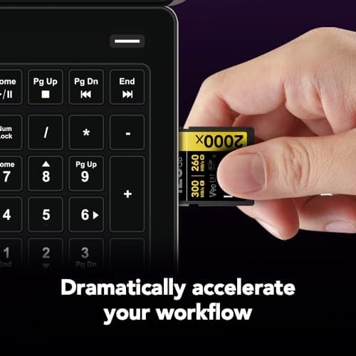 Lexar 128GB Professional 2000x SD Card, UHS-II, C10, U3, V90, Full HD, 8K, Up To 300MB/s Read SDXC Memory Card, for DSLR, Cinema-Quality Video Cameras (LSD2000128G-BNNNU)