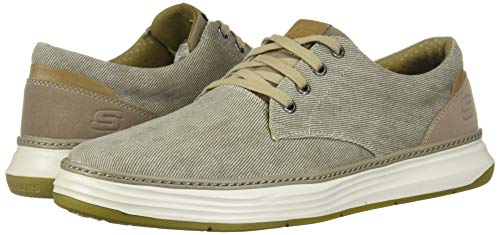 skechers men's moreno canvas oxford