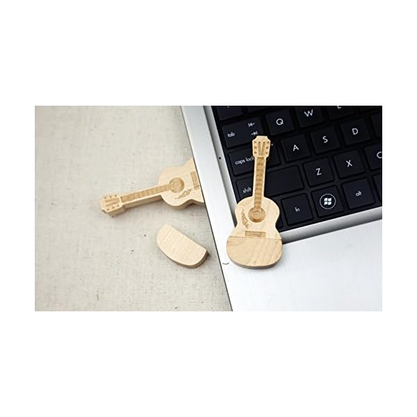 USB-Stick aus Ahornholz in Form einer Gitarre in Holzbox Maple Wood 3.0/16GB – Bild 6