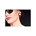 Women’s Black Pearl Statement Earrings Inspired by Breakfast at Tiffany’s
