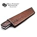 Wild Turkey Handmade Collection Full Tang High Carbon Steel Fixed Blade Knife w/Leather Sheath (1825)