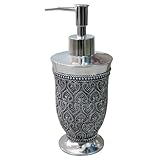 nu steel Beaded Heart Soap/Lotion Pump