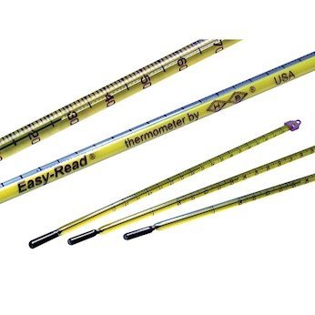 H-b instrument b60305-0000 easy-read glass thermometer,…