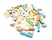 Guaishou DIY Arts and Crafts Kit for Kids Wishing Bottles Art Glass Bottles with Cork Colorful Rainbow Sand Sea Shells Mixed Beach Seashells