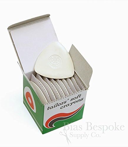 Bias Bespoke Green Box Tailor's Soft Clay Chalk, White