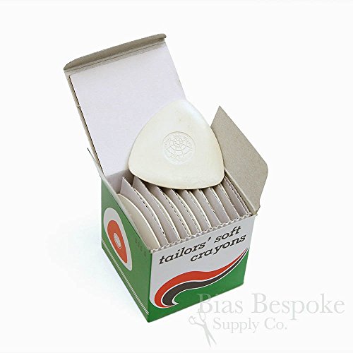 Bias Bespoke Green Box Tailor's Soft Clay Chalk, White