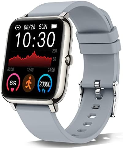 Men\'s Sliver Fitness Activity Tracke with Pedometer Comfortable Smartwatch Smartwatch for Men Fitness Smart Watch, 1.96 inch Wrist  main image 2