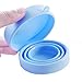 Meeeno Collapsible Silicone Cup for Sterilizing and Storing Menstrual Cup, Reusable and Foldable for Camping Hiking Travel and Outdoors