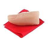 Muzuri Magic Fake Thumb Finger Red Silk Toy Tower Magic Magician Kids Gift Magic Supplies