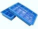 2-Pack Silicone Ice Cube Trays Make 15 Perfect-Sized Cubes - Great Molds for Ice, Candy, Cake, Chocolate - Make 30 Cubes - Beautiful Ice Blue by Skystone Direct!
