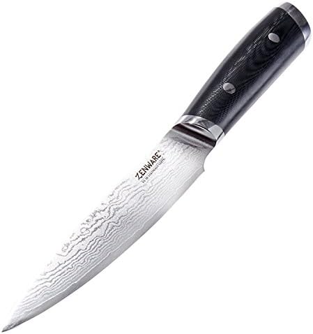 Zenware Bushido Series 5” Inch Japanese VG10 High Carbon Stainless Steel Utility Knife