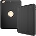 iPad 9.7 2018/2017 Case, iPad 6th Generation Case Hybrid Shockproof Rugged Drop Protection Smart Case with Auto Sleep Wake Function Full Body Protective for New iPad 9.7-inch A1893/A1954 (Black)