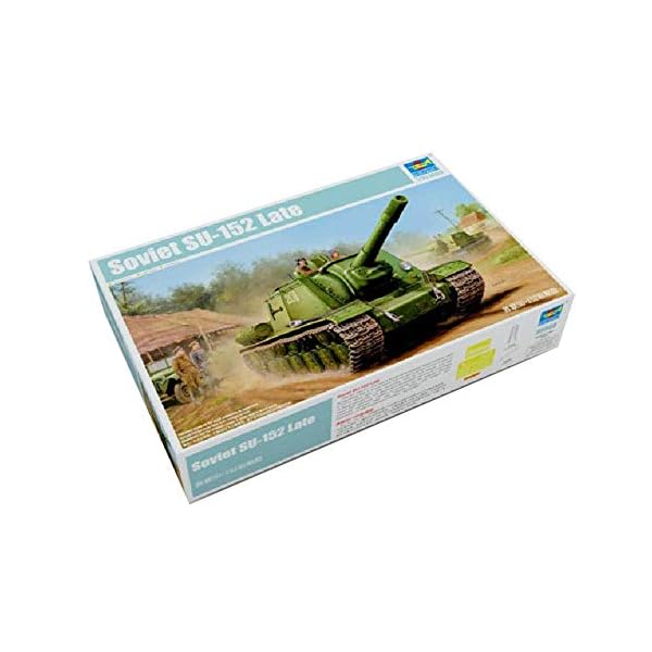 XHH Military Tank Puzzle Model Kits, 1/35 Scale Soviet ISU-152 Self_Propelled Assault Gun Tank Jigsaw Toys – Bild 8