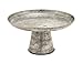 Deco 79 Metal Galvanized Cake Stand, 12