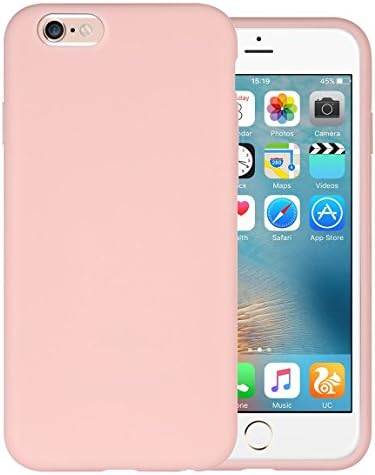 Manleno iPhone 7 Case, iPhone 8 Case Soft TPU Matte Cover Case for iPhone 7/8 4.7 Inch (Light Pink)
