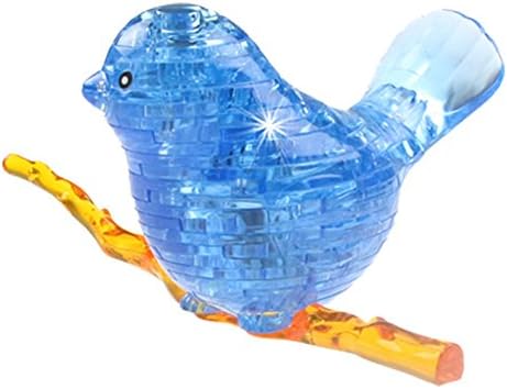 SN28 Crystal 3D Jigsaw Puzzle with LED effect - Blue Bird