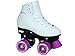 Epic Skates Princess Quad Roller Skates, White/Purple, 3, Purple Princess Quad Skates, Youth 3