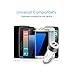 noot products Car Charger + 6FT Micro USB Charging Cable - 36W - QC 3.0-2 Port - Fast Charge Adapter for Samsung Galaxy S7/S6/S6 Plus/S4/Note 5/4/Edge/J7 V/J3 Eclipse/Emerge/J7 Perx-