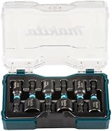 Makita E-15768 6 Piece Impact Black Nutsetter Set 6 7 8 10 12 13mm 50mm view 2
