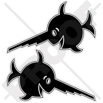 LAUGHING SAWFISH U-Boat 96 Emblem - WWII German Submarine Symbol, Der