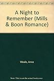 Front cover for the book A Night to Remember by Anne Weale