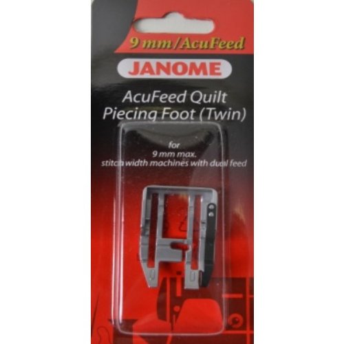 Janome AcuFeed Quilt Piecing Foot (Twin) for 9mm Machines