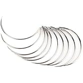 10pcs Silver Veterinary Suture Needles for Animal Surgical Needle and Fur Sew Tool 1028 Sewing Machine Needles Sewing Notions and Supplies