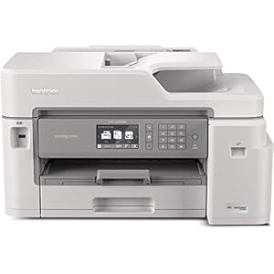 Brother MFC-J5845DW, INKvestment Color Inkjet All-in-One Printer with Wireless, Duplex Printing and Up to 1-Year of Ink…